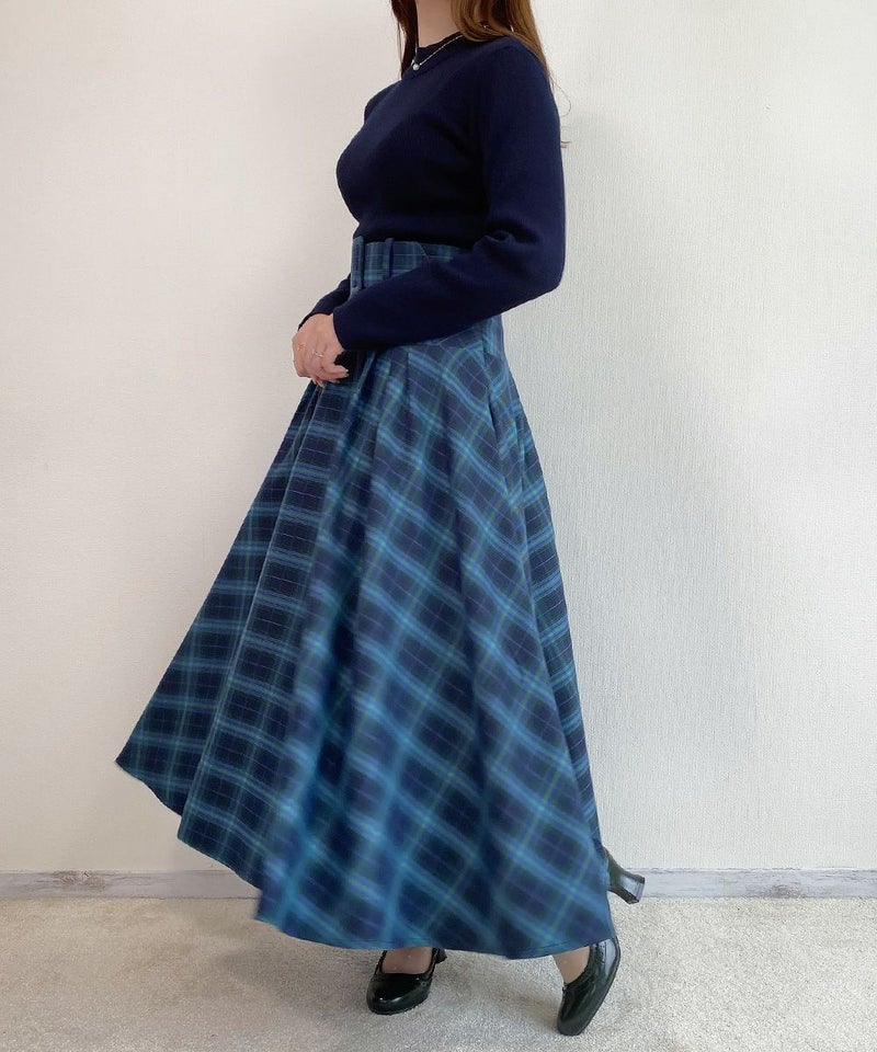 navy×green / 153cm