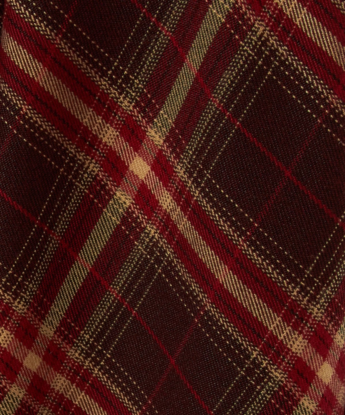 生地アップ (brown×red)