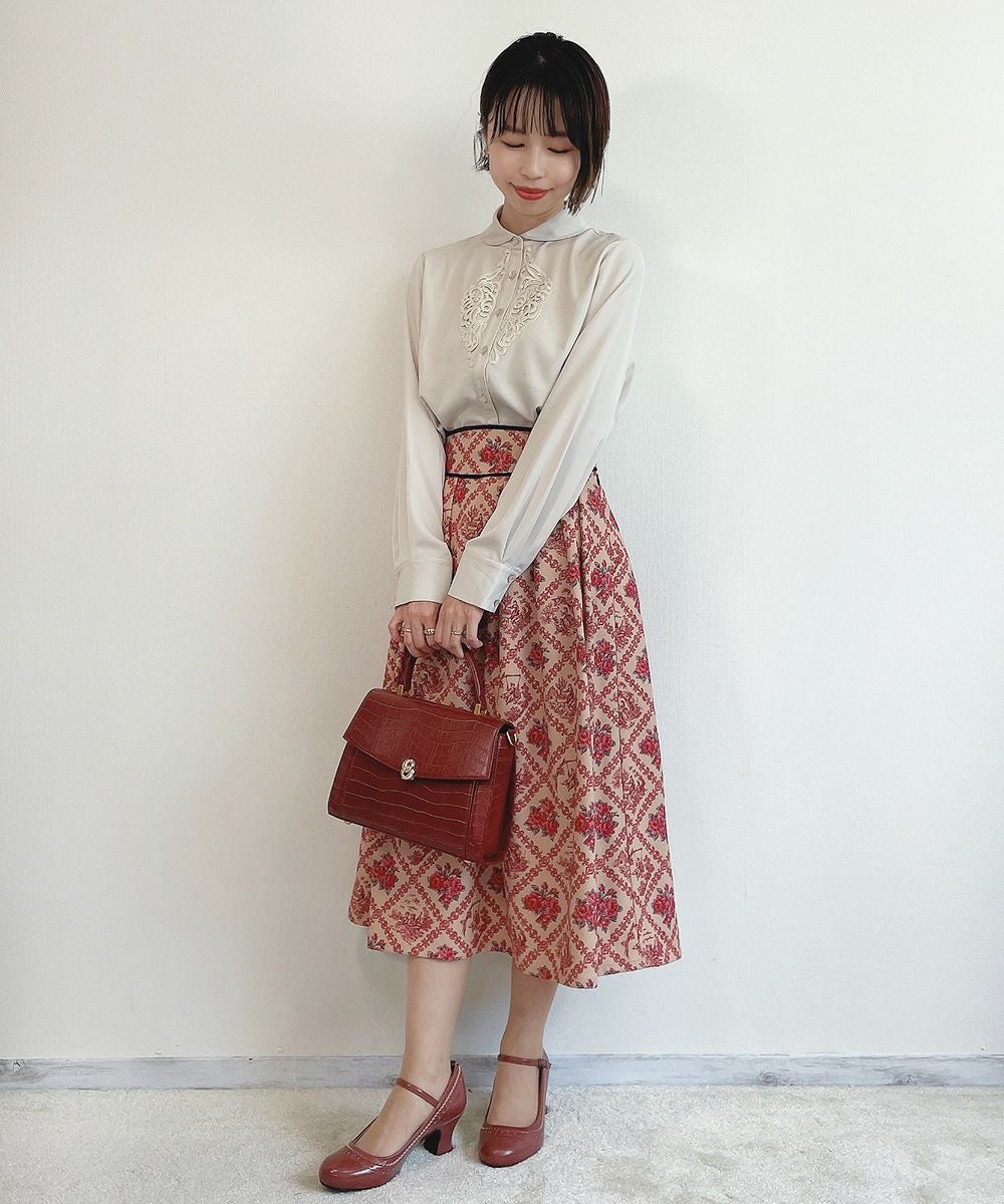 beige×red / 158cm