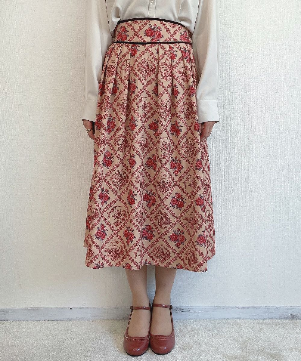 beige×red / 158cm