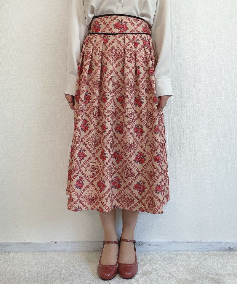 beige×red / 158cm