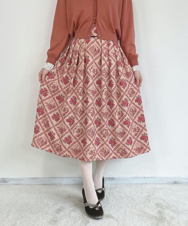 beige×red / 158cm