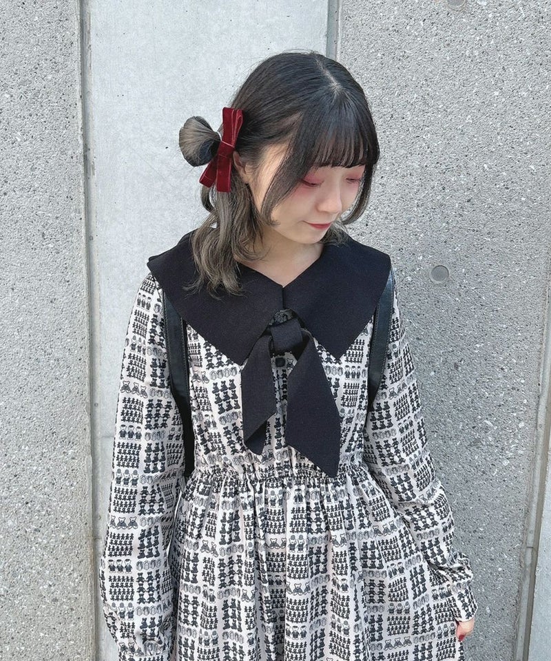 black / 148cm / ワンピースとのレイヤード