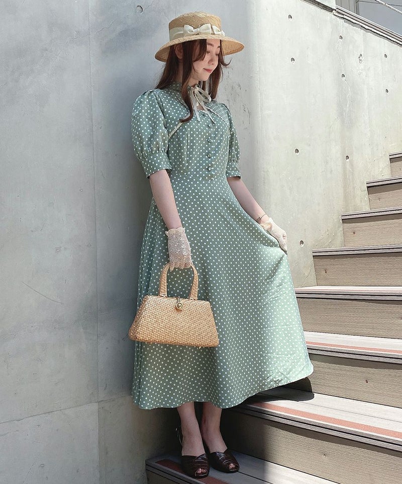 green×white / 153cm / Sサイズ着用