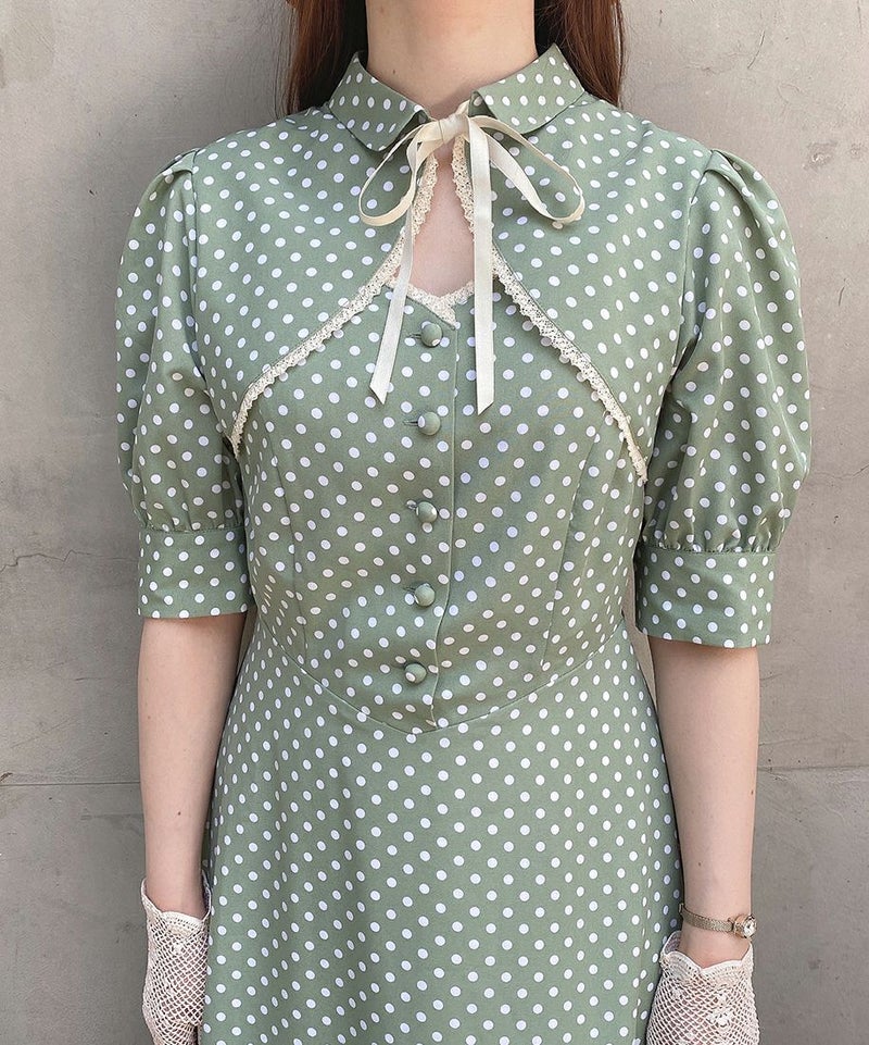 green×white / 153cm / Sサイズ着用