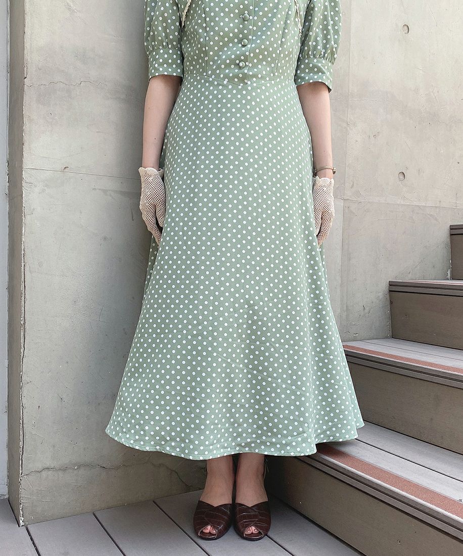 green×white / 153cm / Sサイズ着用