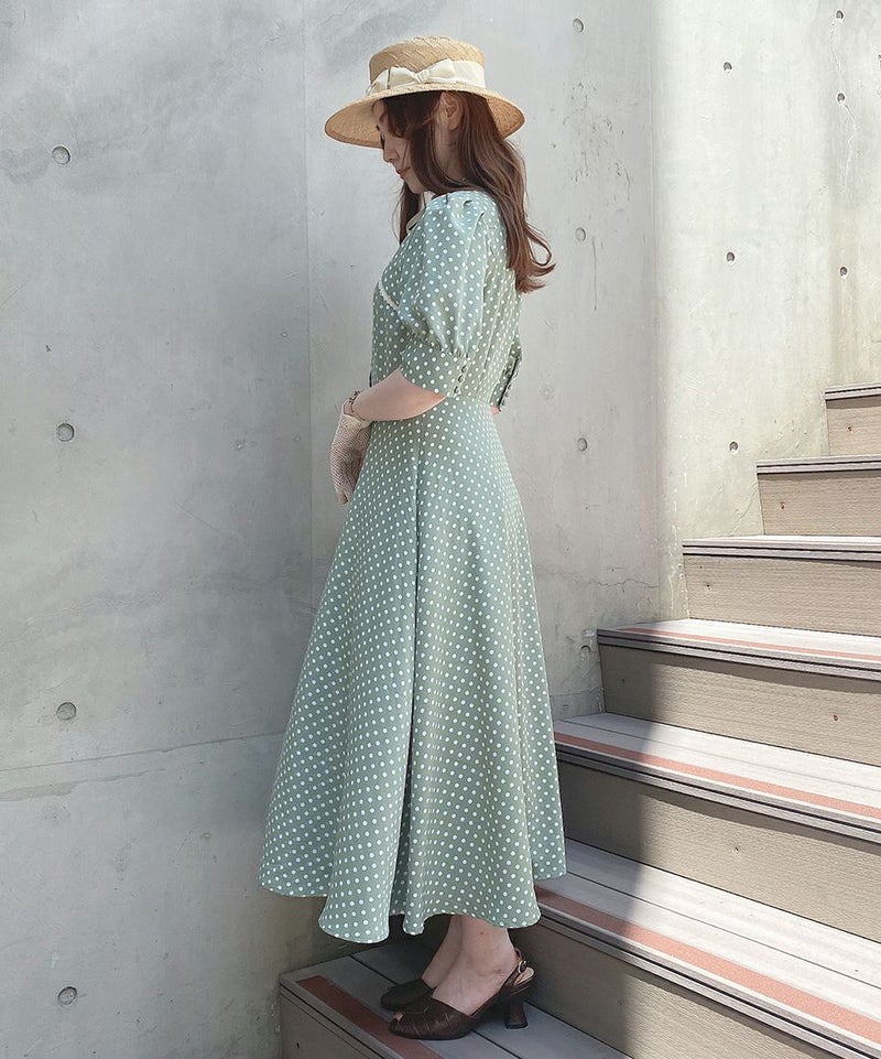 green×white / 153cm / Sサイズ着用