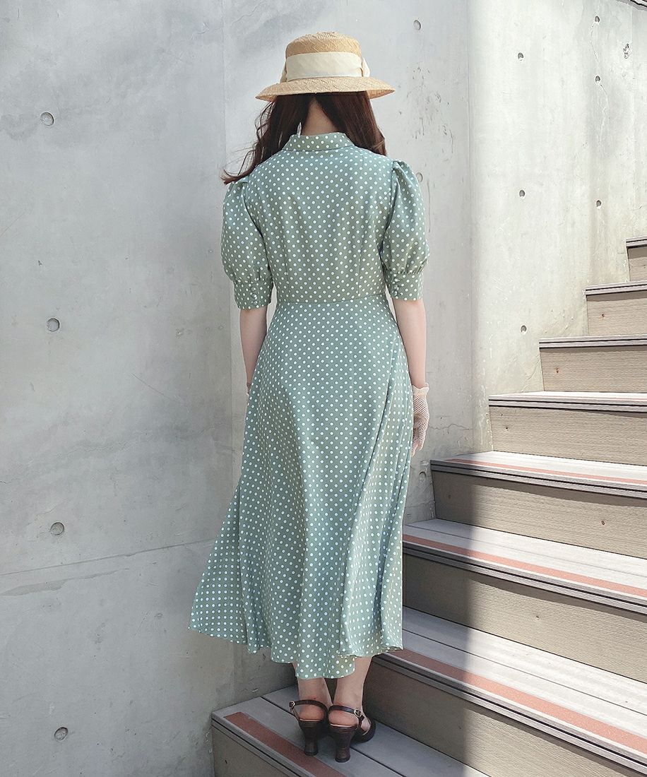 green×white / 153cm / Sサイズ着用