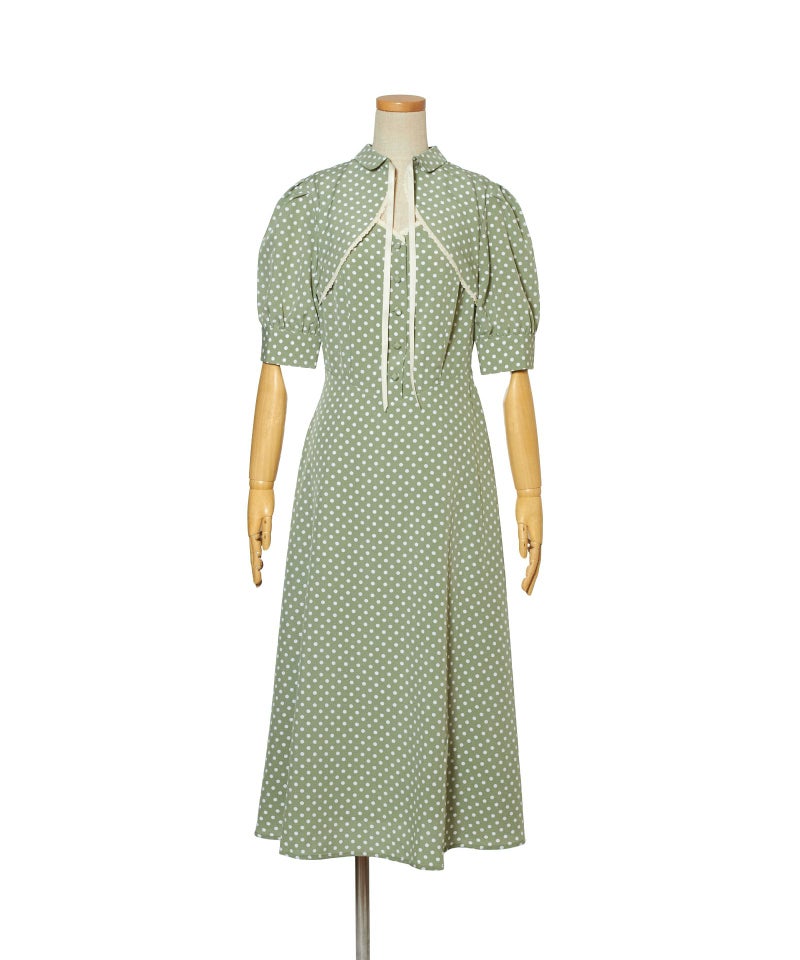 リボンをほどいた場合 (green×white)