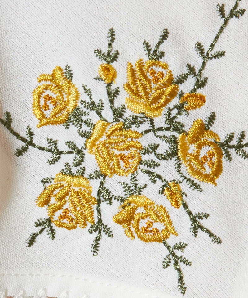 刺繡アップ (off white)