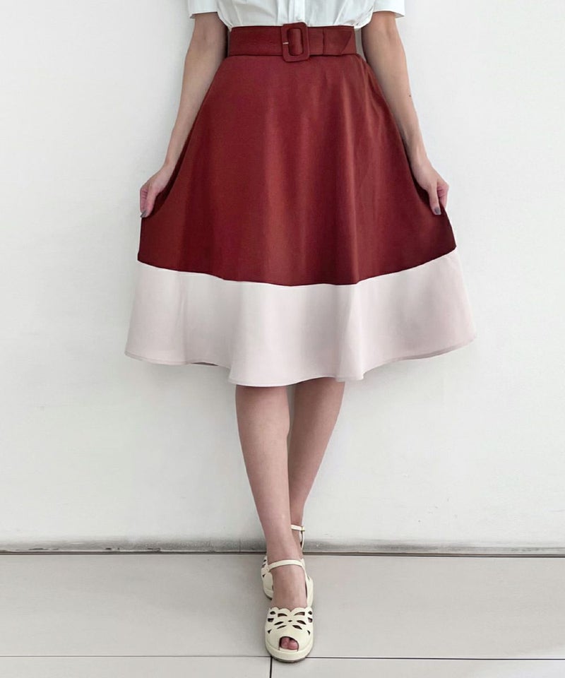 brown×white / 171cm