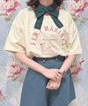 ivory×red / 155cm / ポロシャツとのレイヤード