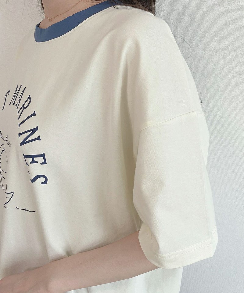 off white×blue / 162cm
