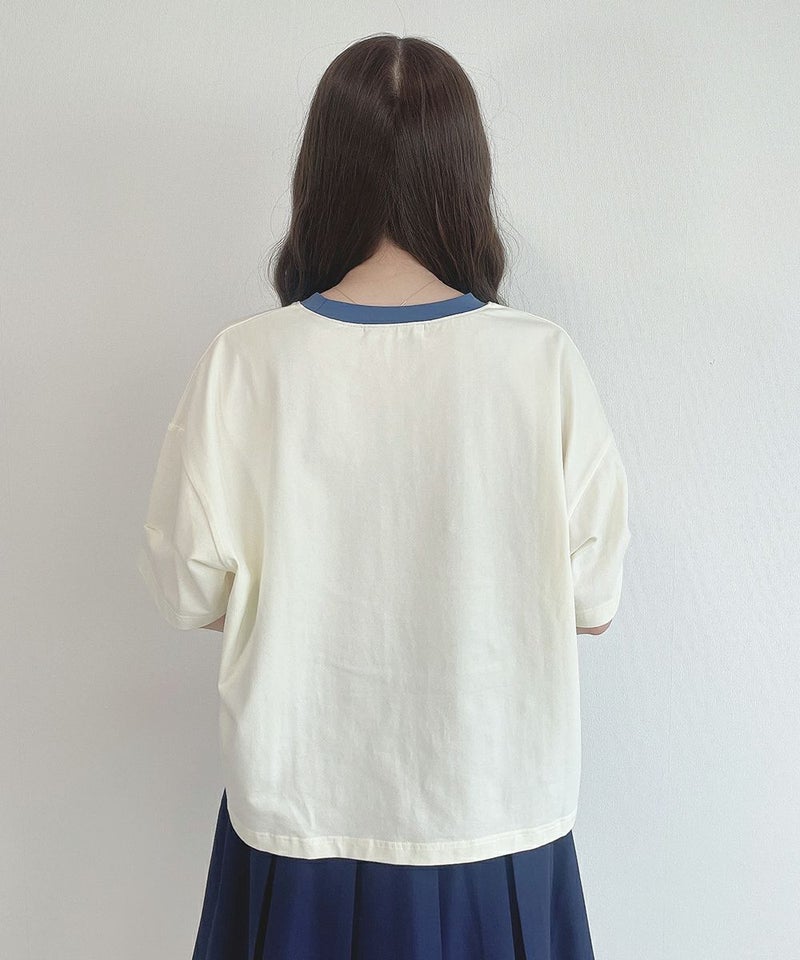 off white×blue / 162cm