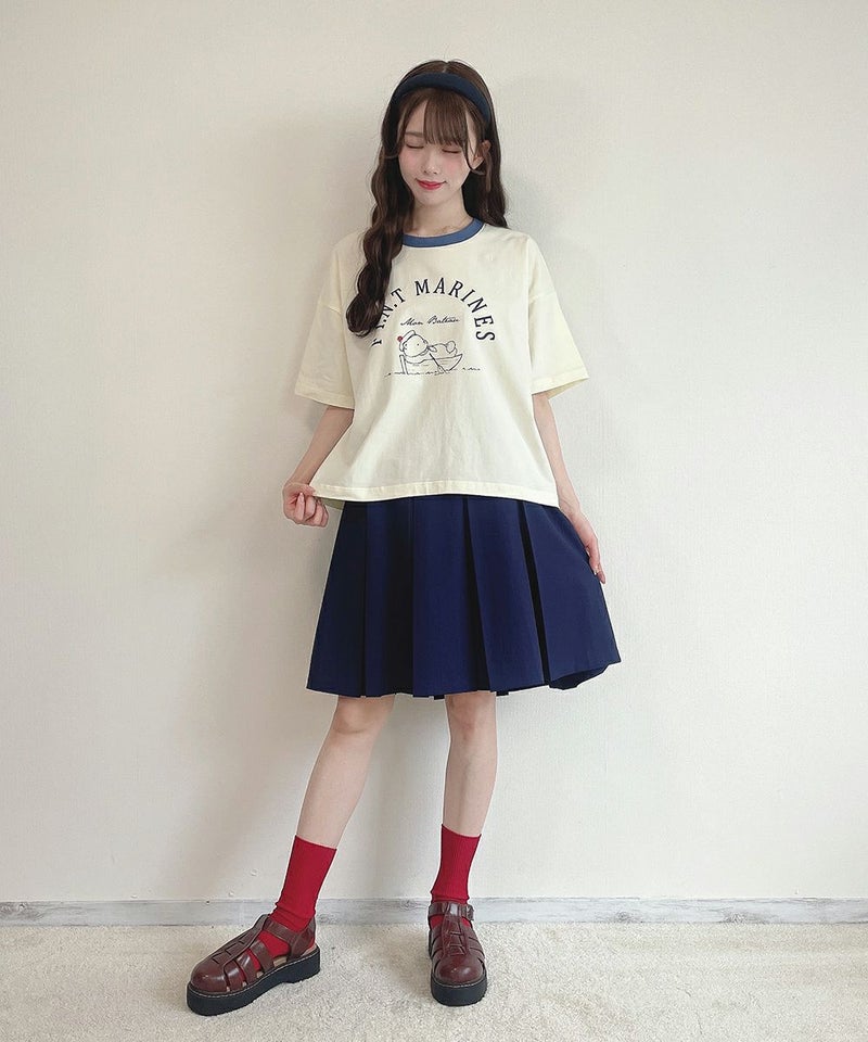 off white×blue / 162cm