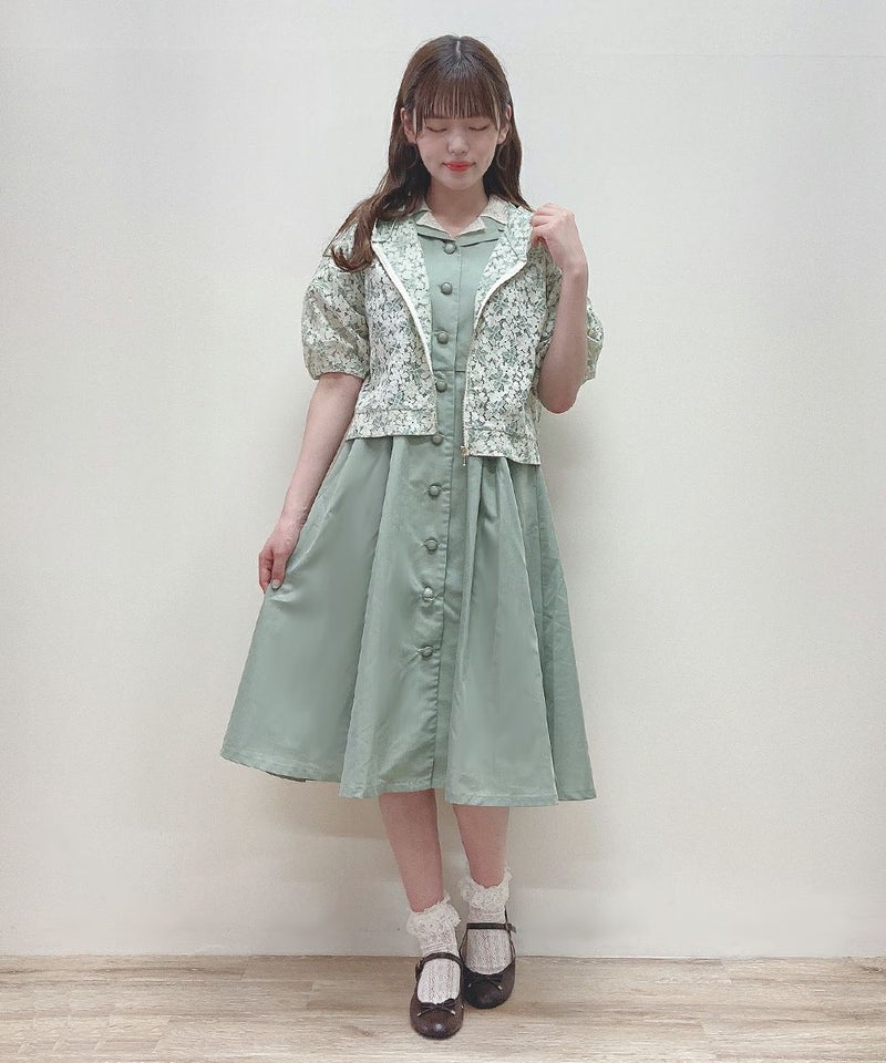 ivory×green / 166cm