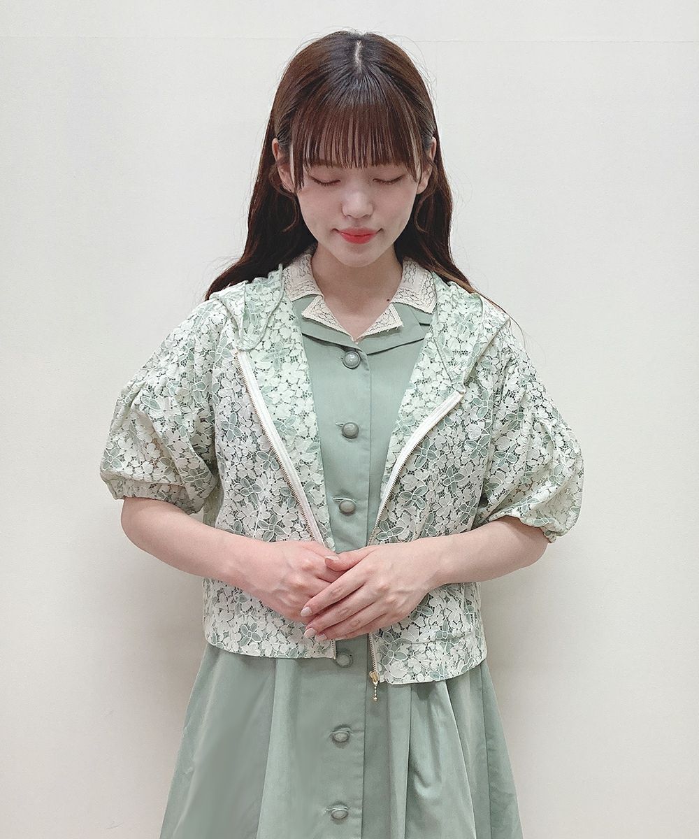 ivory×green / 166cm