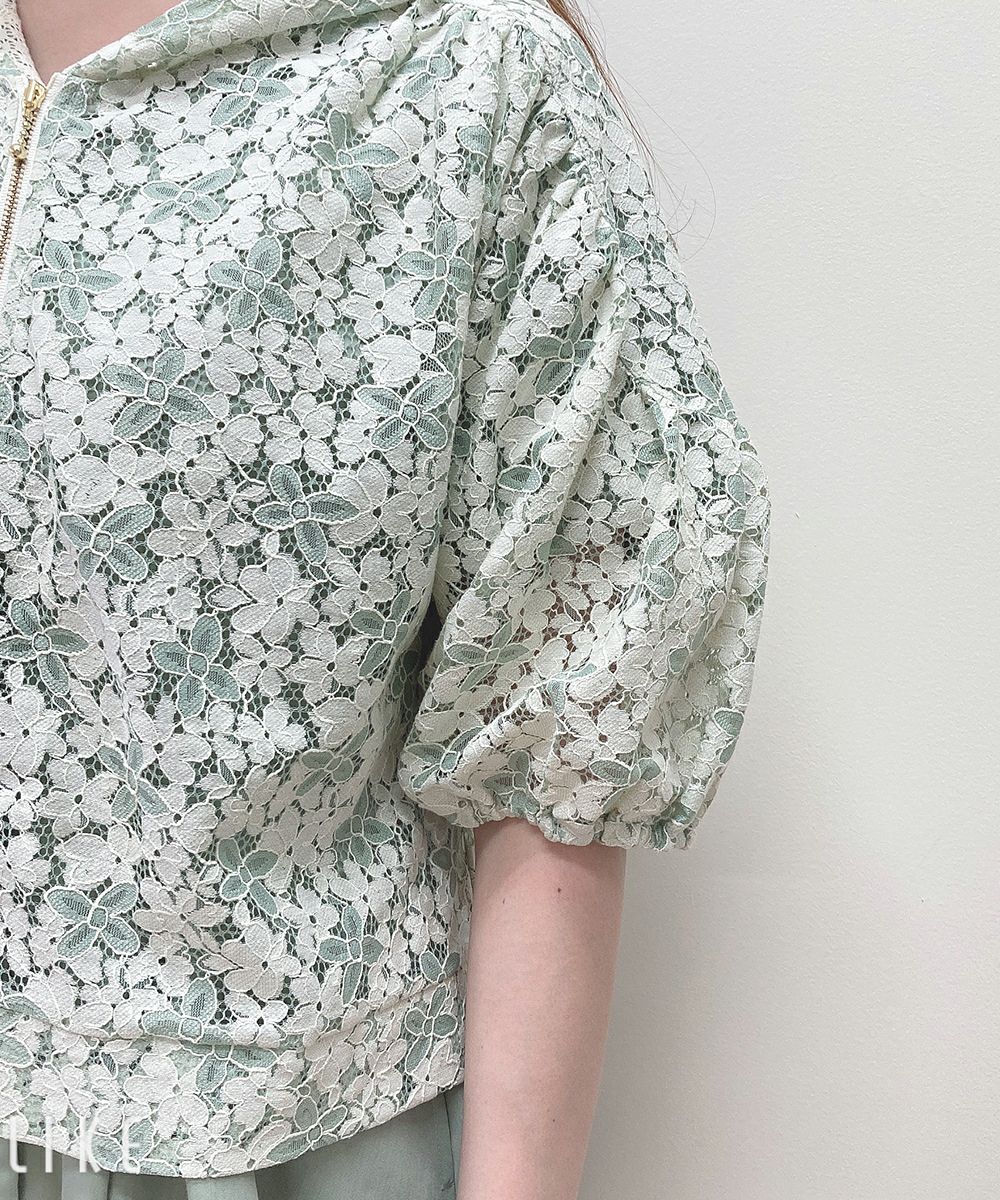 ivory×green / 166cm