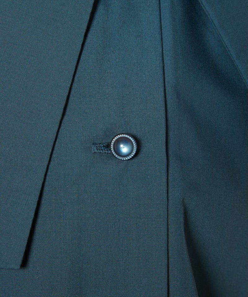 ボタンアップ (dark green)