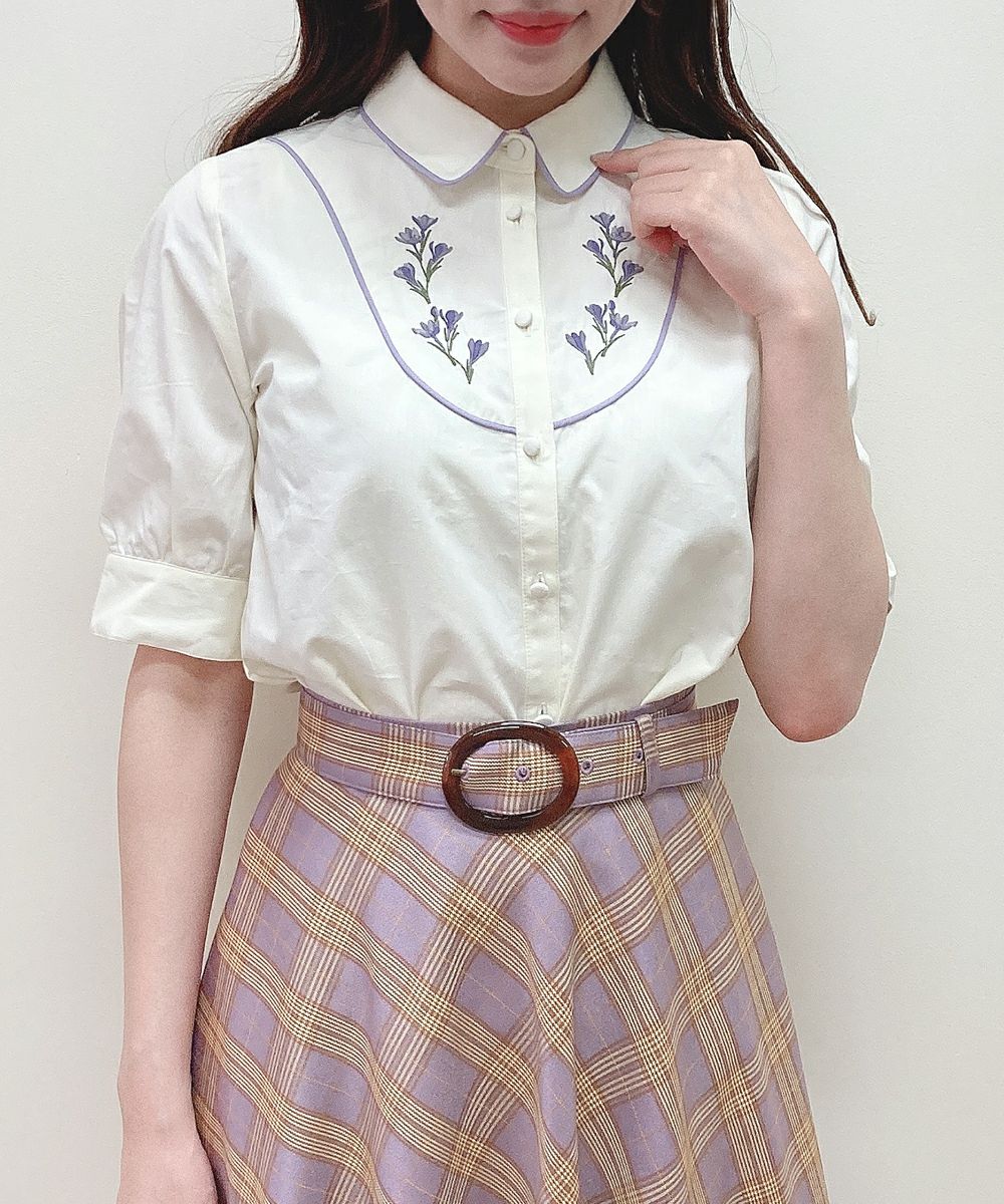 ivory×purple / 166cm