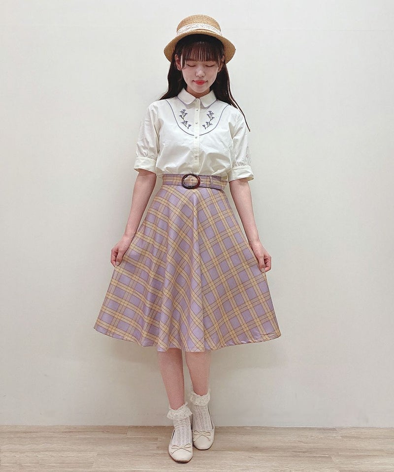 ivory×purple / 166cm