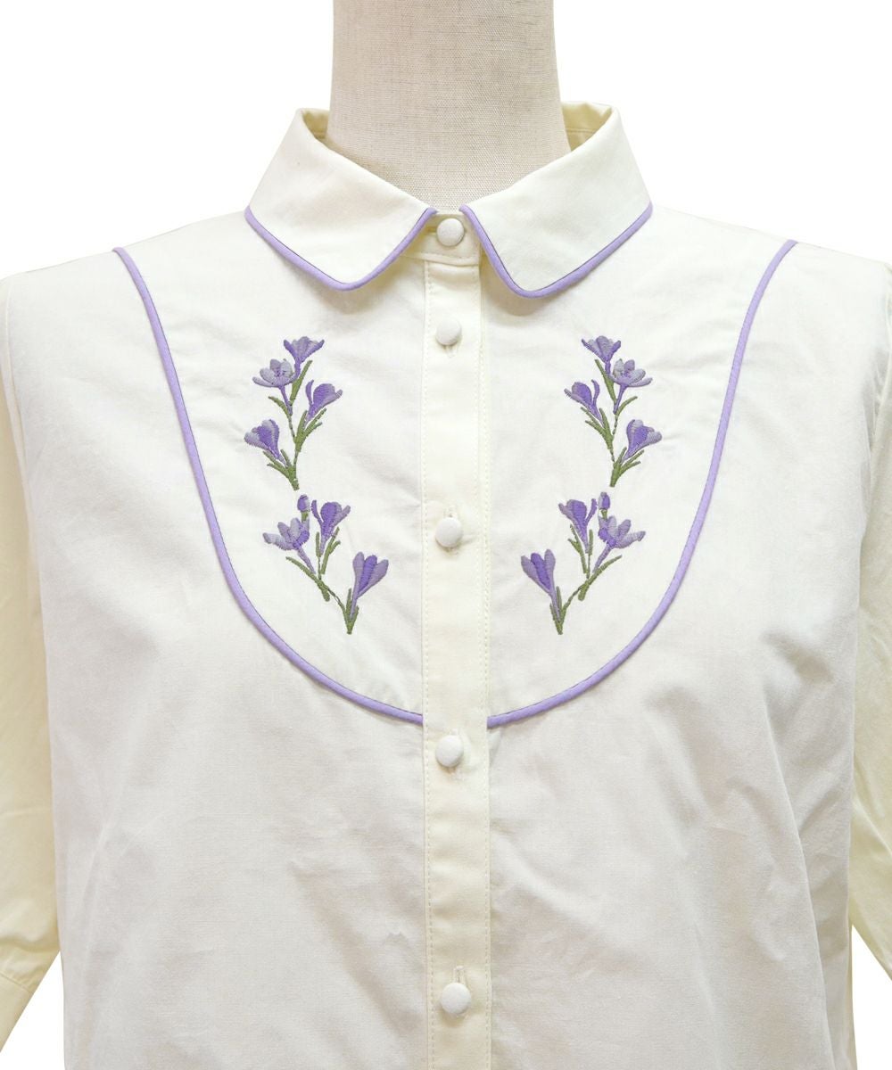 フロントアップ (ivory×purple)