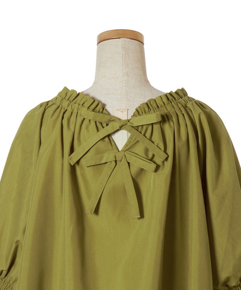 後ろリボン (mustard)