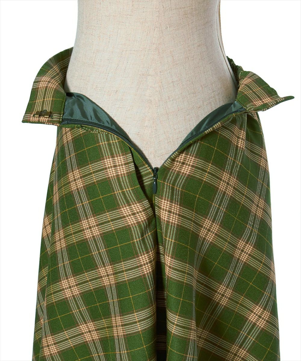 サイドファスナー (green×brown)