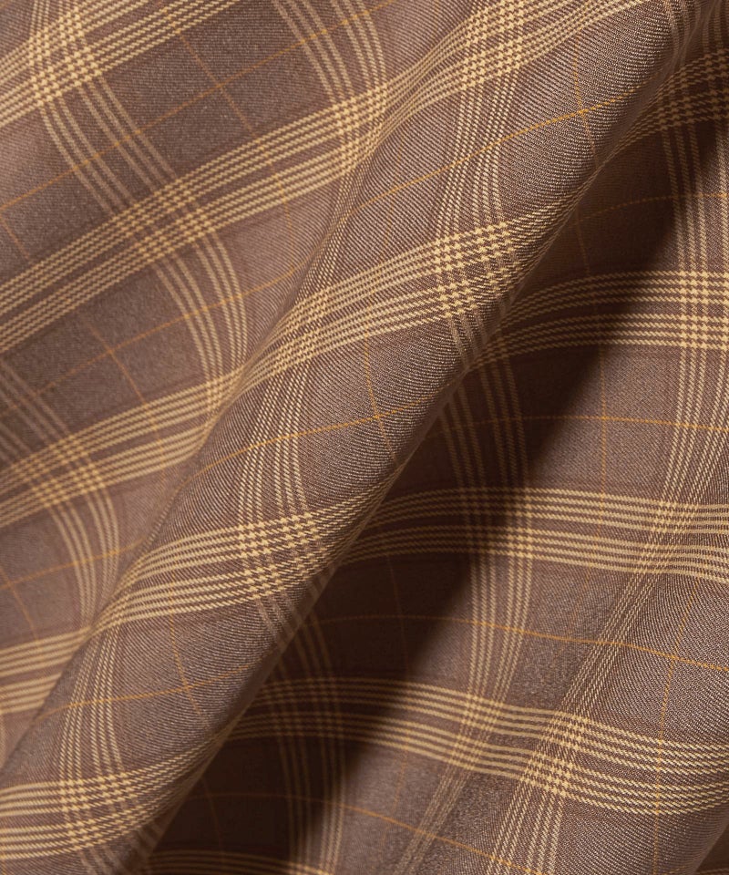 生地アップ (beige×brown)