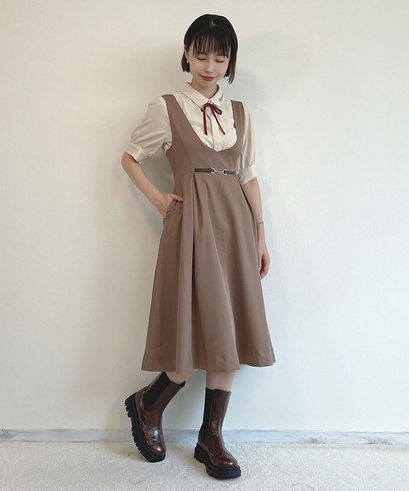 light beige / 158cm