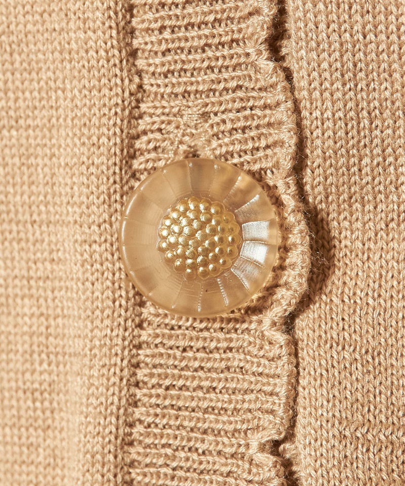 釦アップ (beige)