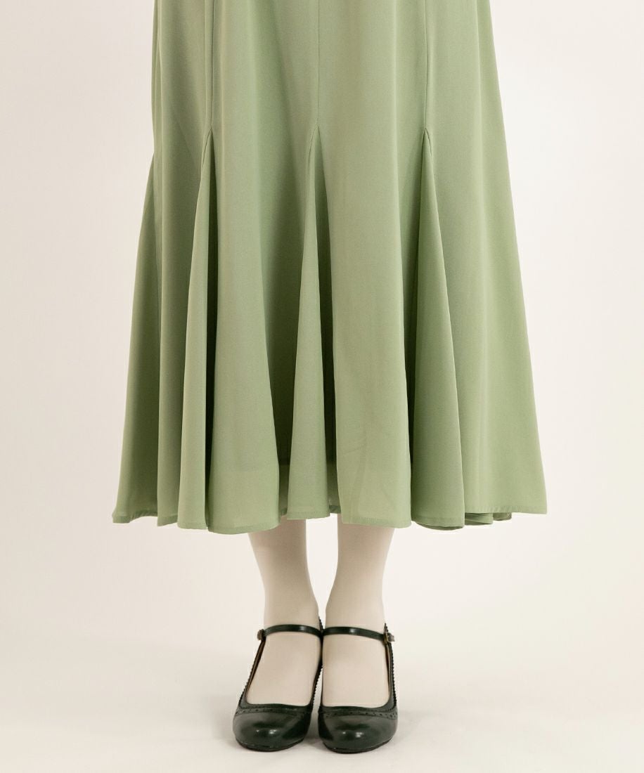 ボリュームスリーブボウタイワンピース/an another angelus