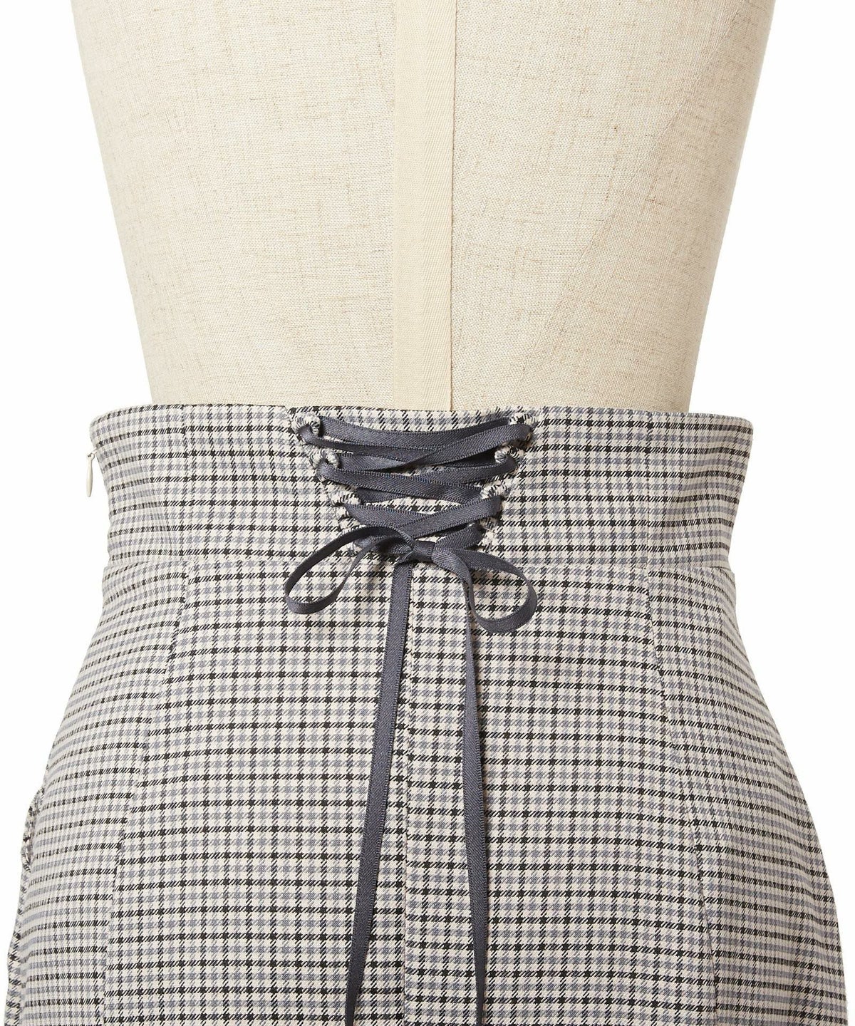 レースアップ (blue×black)