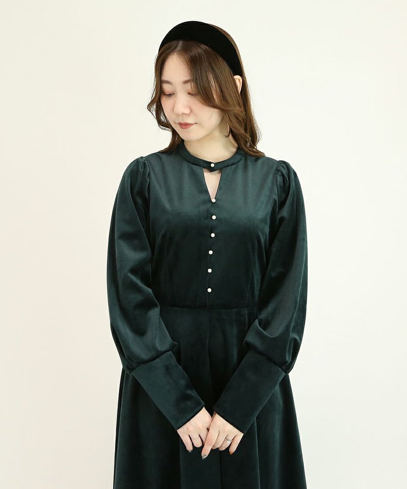 dark green / 153cm / 衿を外した場合