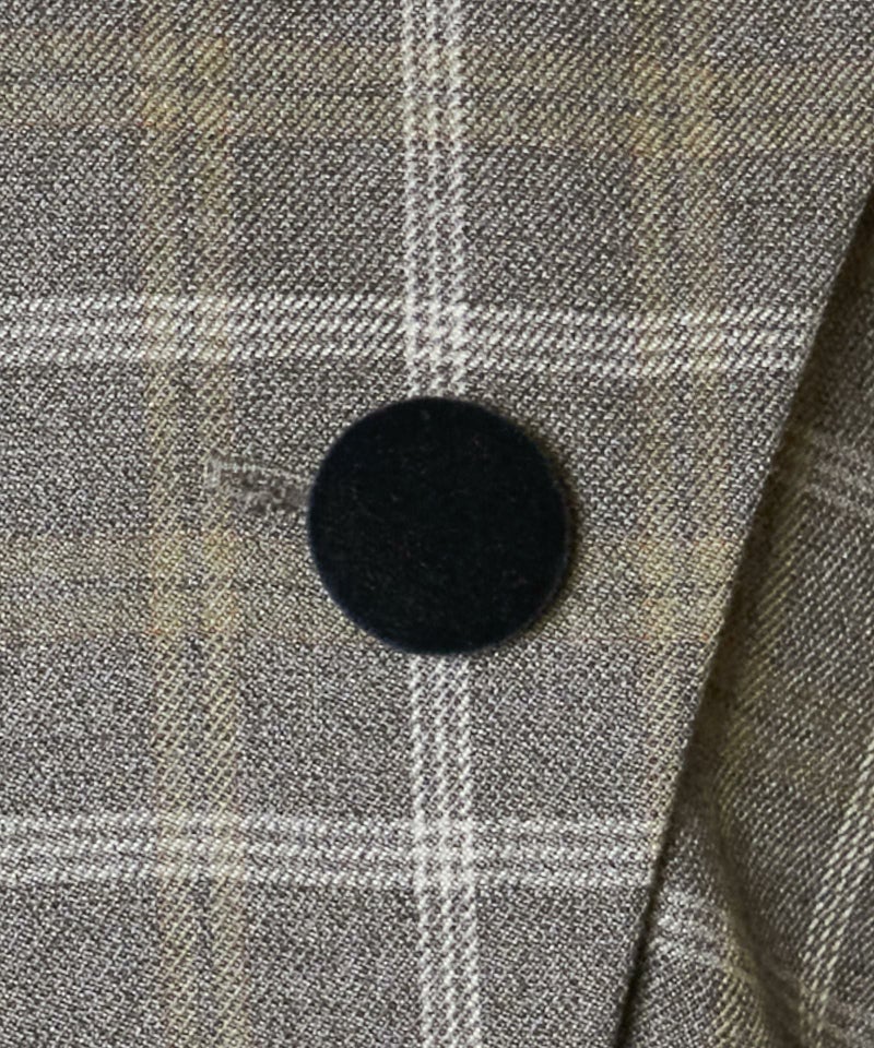 釦アップ (gray×white)