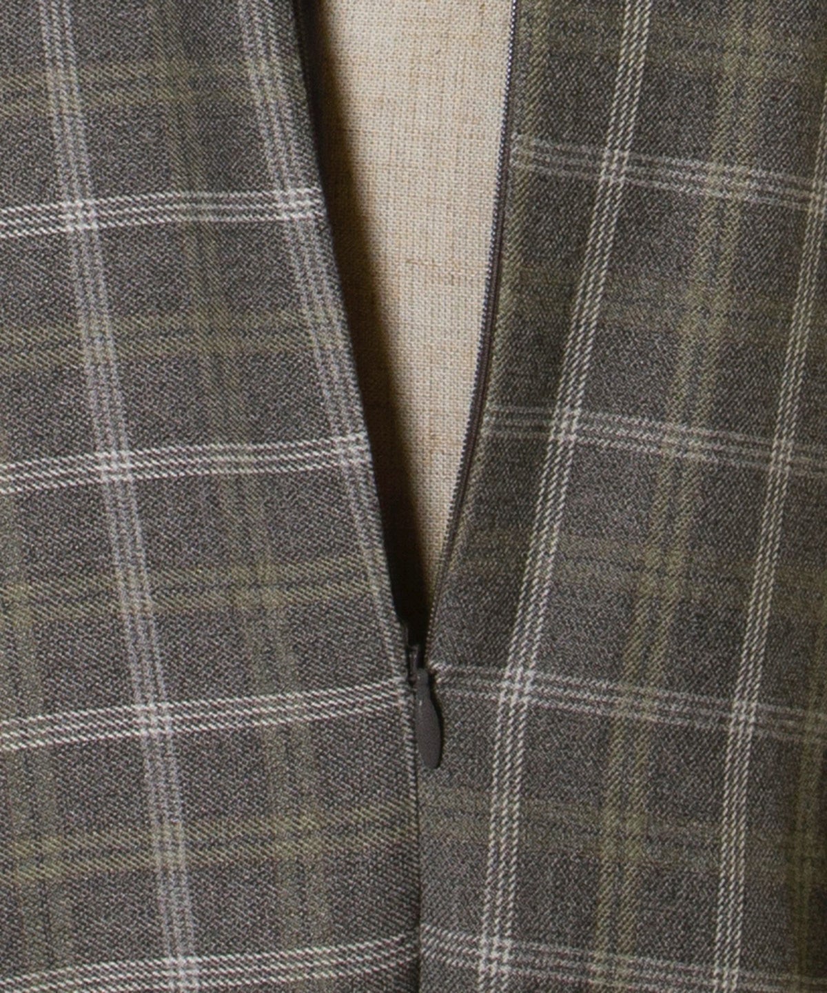 サイドファスナー (gray×white)