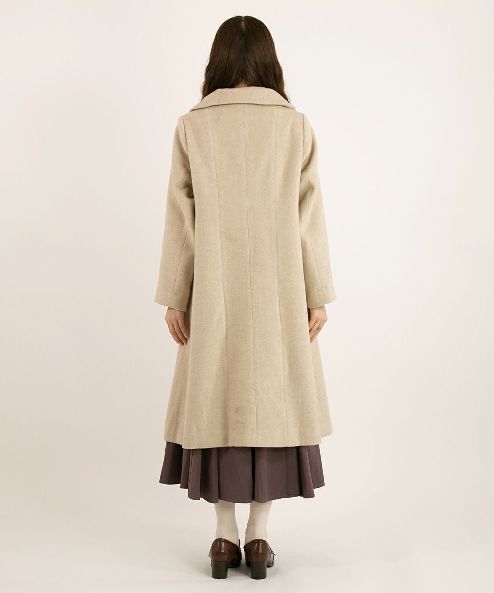 ローズプリント釦レトロカラーコート/an another angelus [43BD03j005