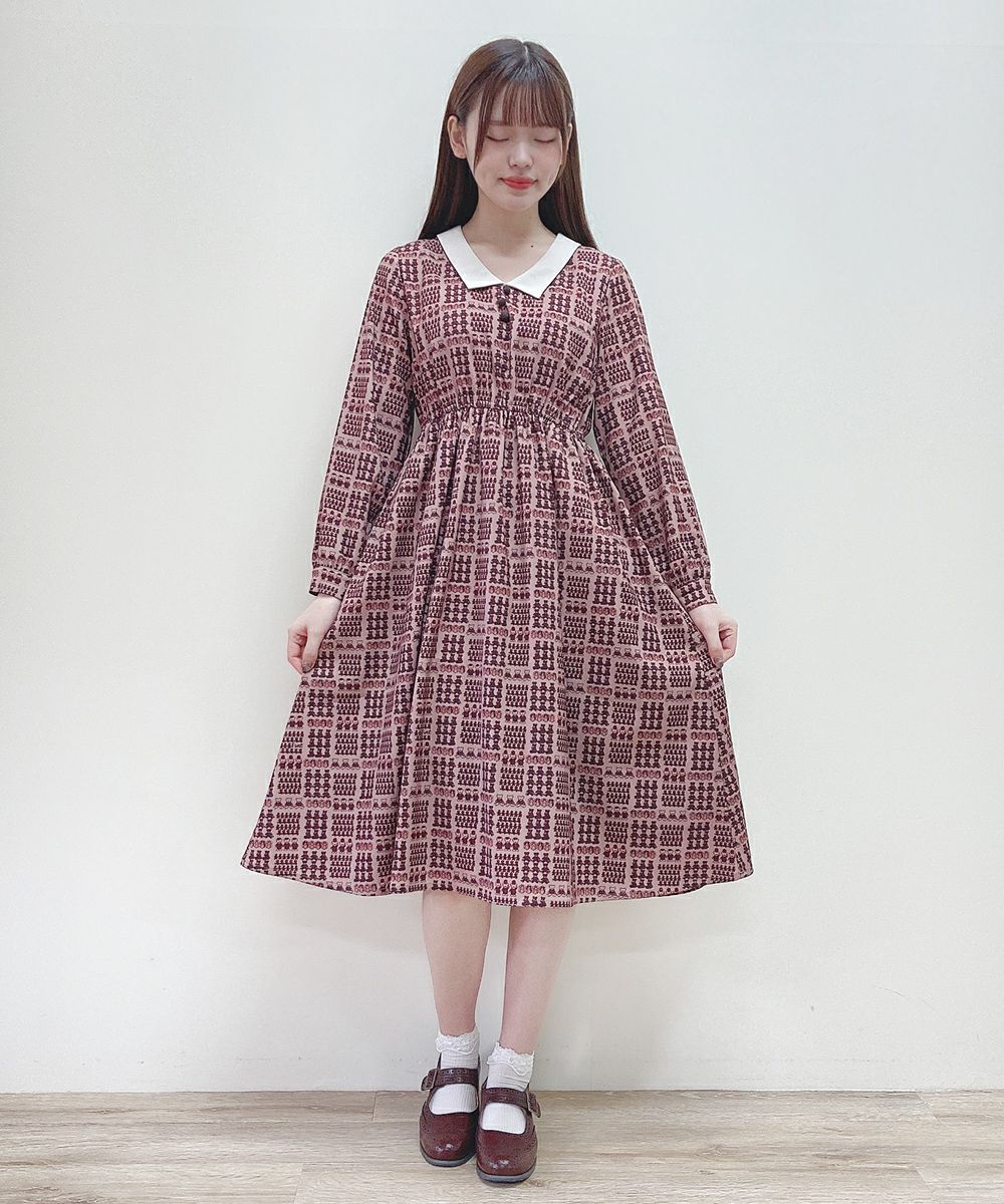 beige×brown / 166cm