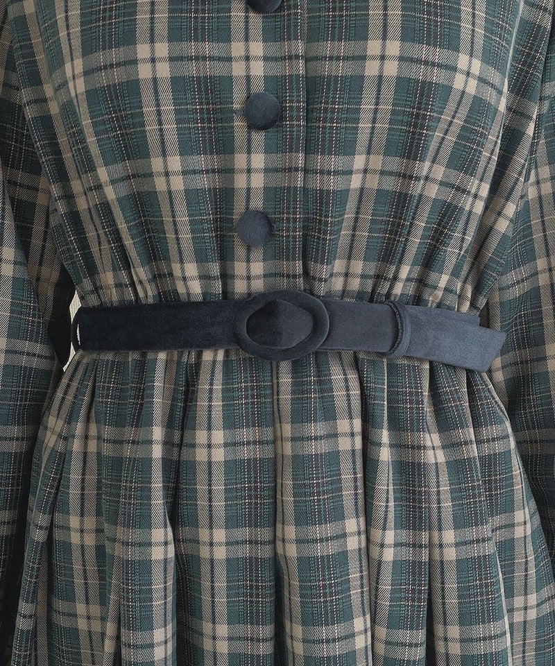 blue green×navy / 158cm