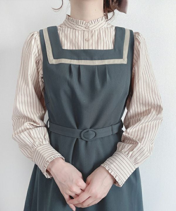 blue green / リボンを外した状態