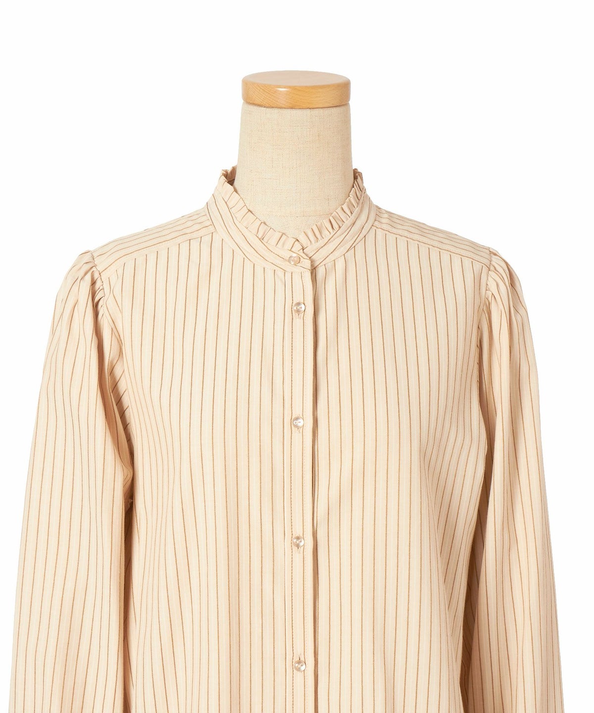 フロントアップ (beige×brown)