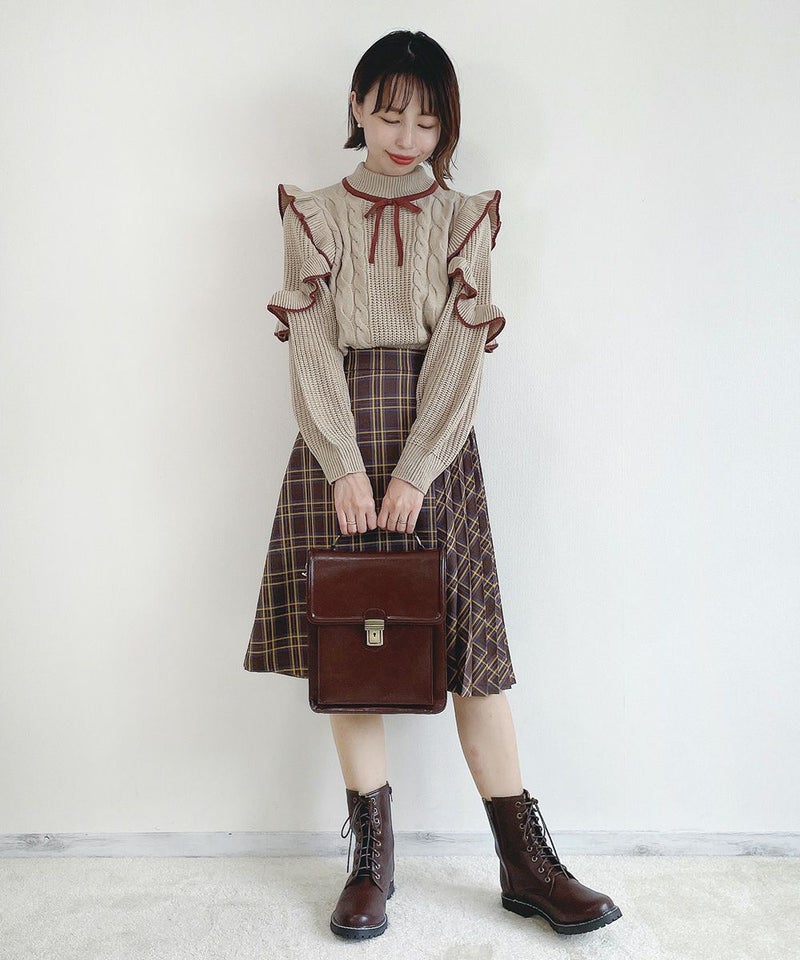 brown×yellow / 158cm