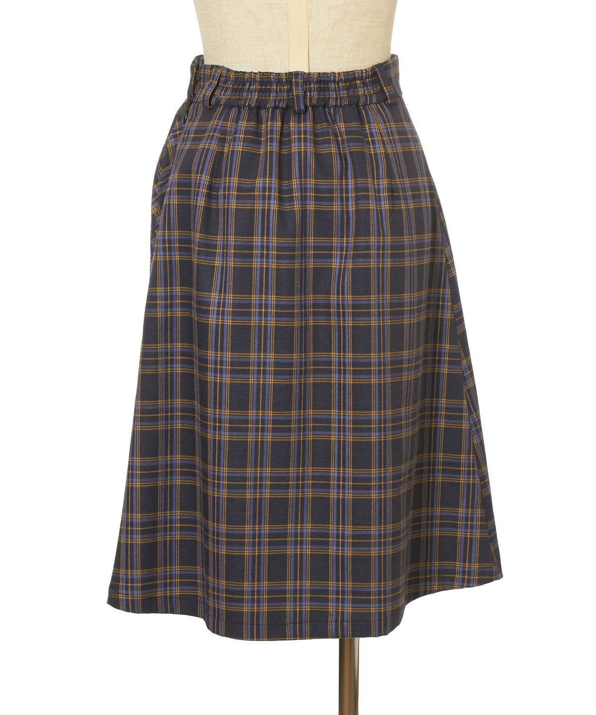 バック (navy×yellow)