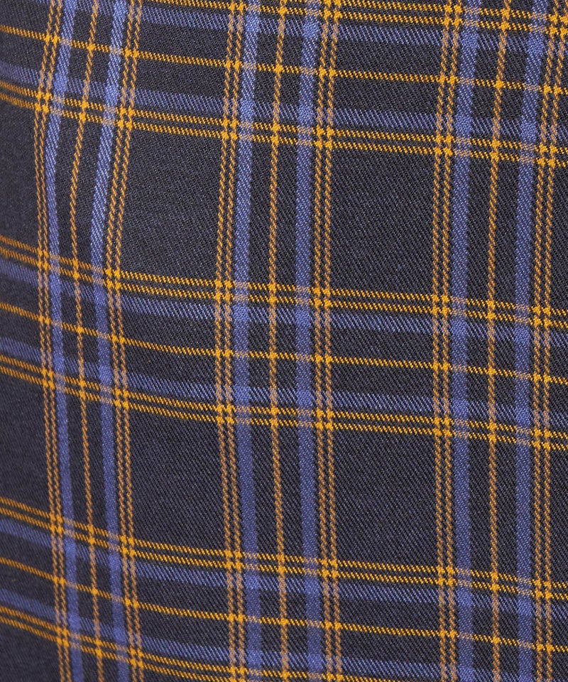 生地アップ (navy×yellow)