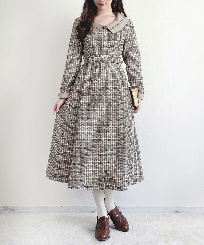 beige×brown / 162cm