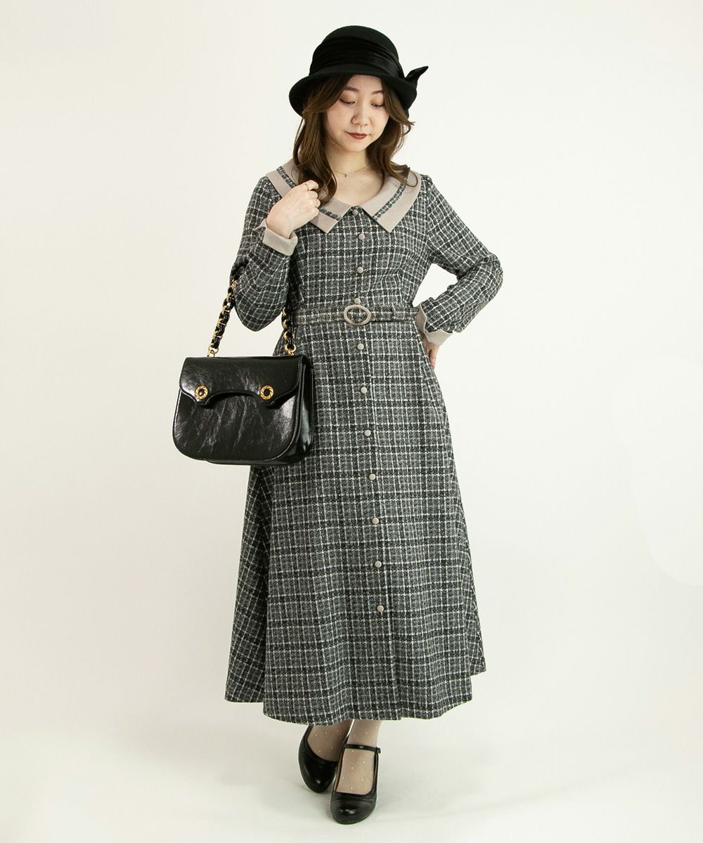 charcoal×gray / 153cm