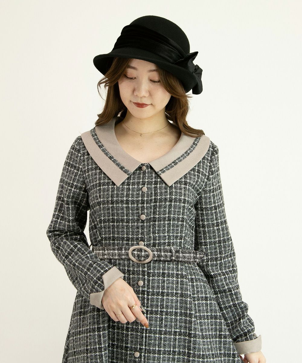 charcoal×gray / 153cm