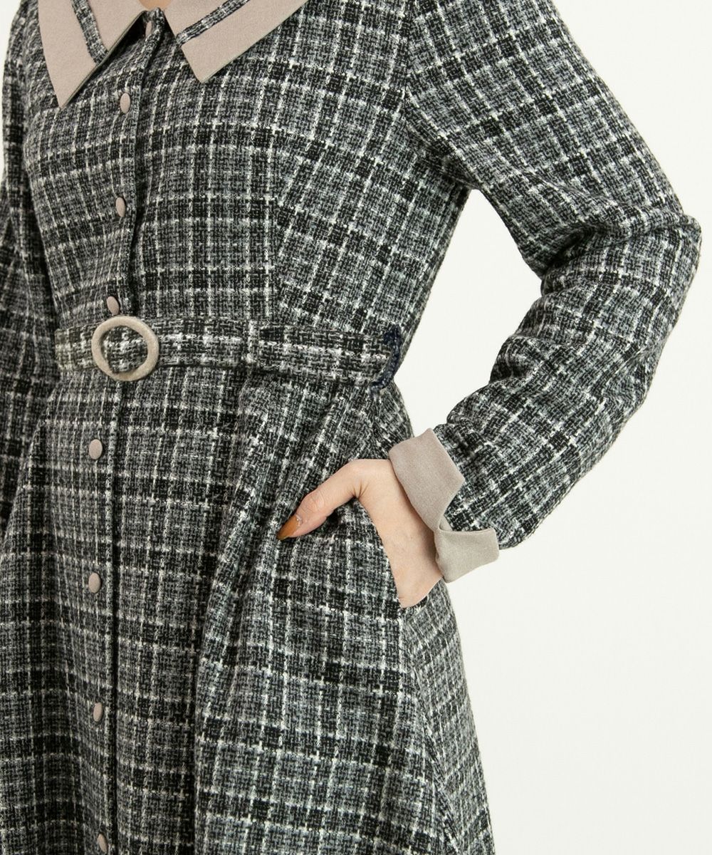 charcoal×gray / 153cm