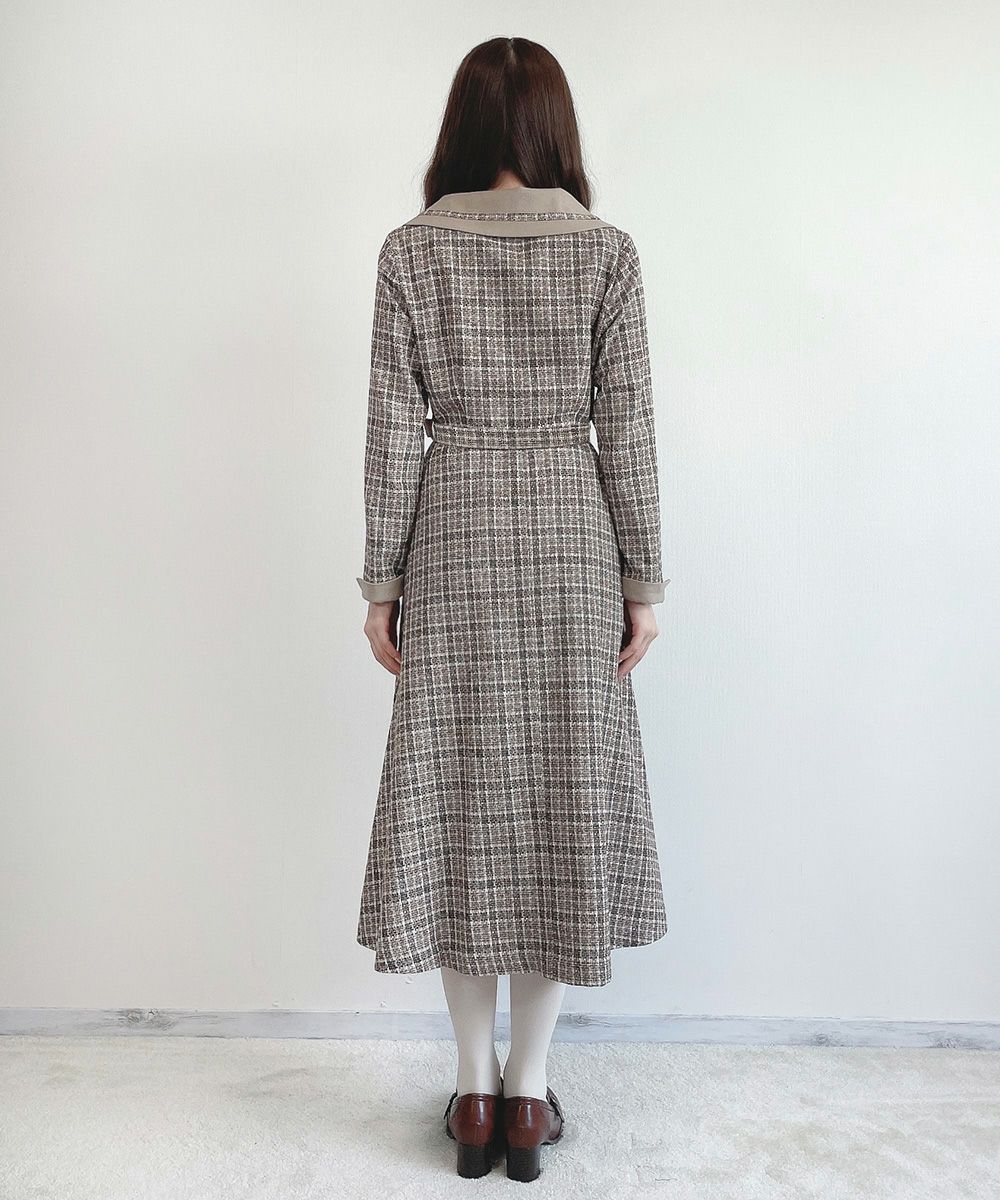 beige×brown / 162cm