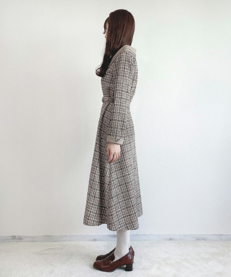 beige×brown / 162cm